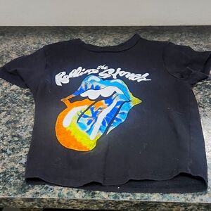 Girls rolling stones shirt